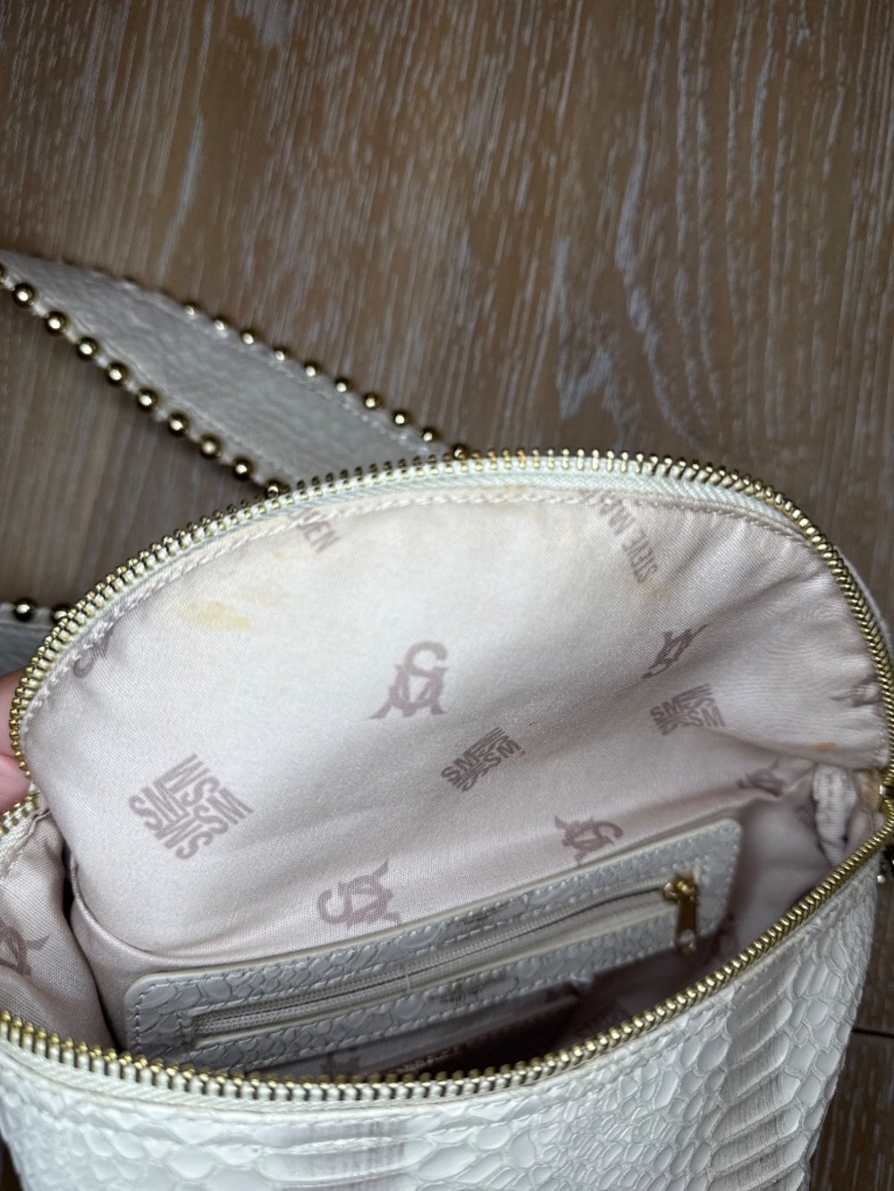 Steve Madden BIDA Nude Belt Bag, Shoulder Bag chain Strap - Picture 9 of 16